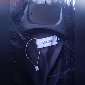 NWOT Faux Mink Overcoat, Very Well Made